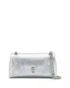Marc Jacobs The Metallic Dual Chain Wallet In Silver
