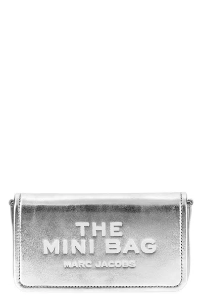 MARC JACOBS MARC JACOBS 'THE METALLIC LEATHER CHAIN MINI BAG' CROSSBODY BAG