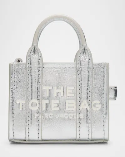 Marc Jacobs The Metallic Leather Nano Tote Charm