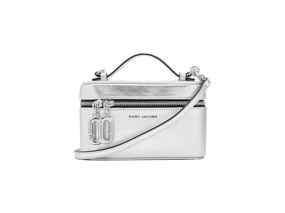 Marc Jacobs The Metallic Pop J Marc Vanity Bag Cross Body Handbags Silver: One Size