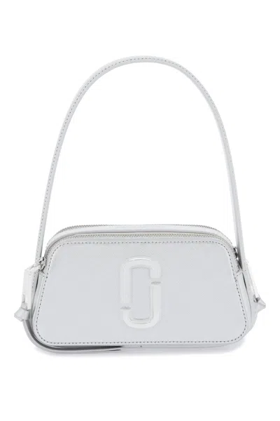Marc Jacobs The Metallic Slingshot Shoulder Bag In Silver