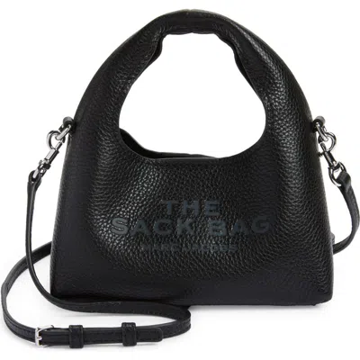 Marc Jacobs The Micro Crossbody Sack Bag In Black
