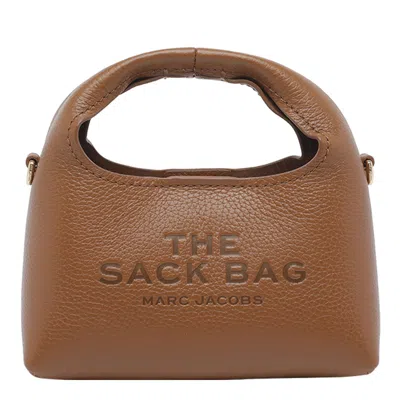 Marc Jacobs The Micro Crossbody Sack Bag In Brown