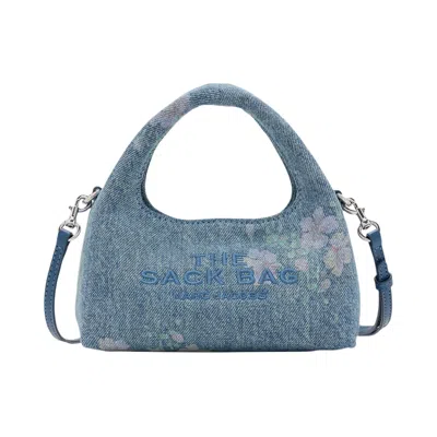 Pre-owned Marc Jacobs The Micro Crossbody Sack Bag 'indigo/multicolor' | Blue | Women's Size Onesize