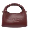 Marc Jacobs The Micro Crossbody Sack Bag In Burgundy