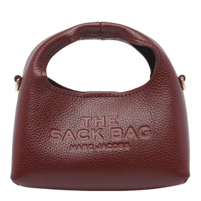 Marc Jacobs The Micro Crossbody Sack Bag In Burgundy