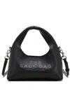 Marc Jacobs The Micro Crossbody Sack Bag In Full-grain Leather In Black