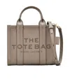 Marc Jacobs The Leather Crossbody Tote Bag In Gray