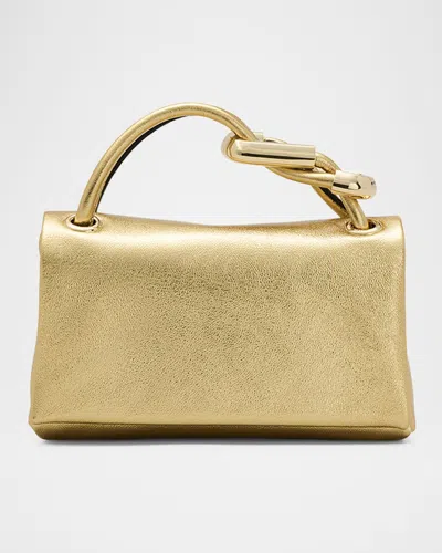 Marc Jacobs The Micro Dual Top-handle Bag In Gold