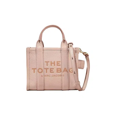 Pre-owned Marc Jacobs The Micro Leather Tote Bag 'rose' | Pink | Women's Size Onesize