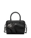 Marc Jacobs The Micro Bauletto Leather Top Handle Bag In Pattern