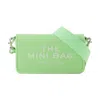 Marc Jacobs The Mini Leather Crossbody Bag In Green