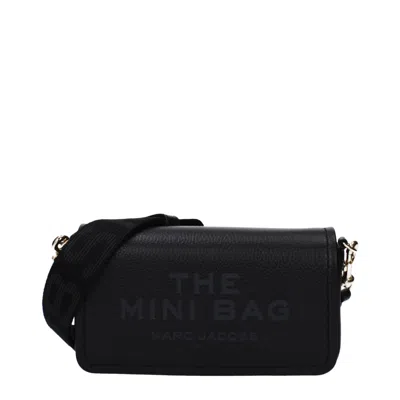 Marc Jacobs Crossbody Bag The Mini Bag Woman Leather Black