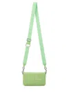 Marc Jacobs Rectangular Mini Bag In Soft Green Cow Leather