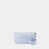 Marc Jacobs Rectangular Light Blue Shoulder Bag In Blue