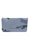 Marc Jacobs The Camo Jacquard Chain Mini Bag In Blue