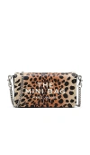 Marc Jacobs The Cheetah Chain Leopard Printed Mini Shoulder Bag In Brown