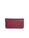 Marc Jacobs The Mini Bag In Cherry Color Leather In Burgundy