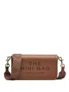 Marc Jacobs Borsa A Spalla The Leather Mini Argan Oil In Brown