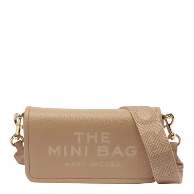 Marc Jacobs The Leather Mini Bag In Beige