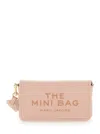 Marc Jacobs 'the Mini Bag' Pink Crossbody Bag With Logo Detail In Pink