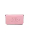 Marc Jacobs Mini Crossbody Bag In Grained Leather In Pink
