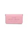 Marc Jacobs Mini Crossbody Bag In Grained Leather In Pink