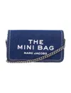 Marc Jacobs Mini Denim Chain Crossbody Bag In Dark Wash