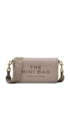 Marc Jacobs The Mini Bag Shoulder Bag In Grey Leather In Grey
