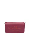 Marc Jacobs The Mini Bag In Cherry Color Leather In Burgundy