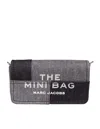 Marc Jacobs The Mini Bag In Denim Fabric Color Black
