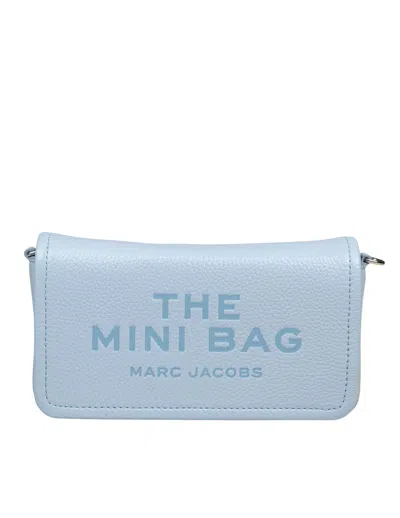 Marc Jacobs The Mini Bag In Leather Color Light Blue In Blue Cloud