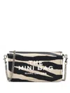 MARC JACOBS THE MINI BAG IN ZEBRA-PRINT LEATHER