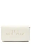 Marc Jacobs Compact White Cow Leather Clutch With Embossed Detail In White