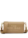 Marc Jacobs Brown Leather Shoulder Bag With Textured Finish