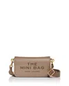 Marc Jacobs The Mini Bag Shoulder Bag In Grey Leather In Cement