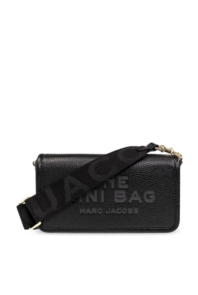 Marc Jacobs The Mini Bag Leather Shoulder Bag In Black