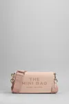 Marc Jacobs 'the Mini Bag' Pink Crossbody Bag With Logo Detail In Pink