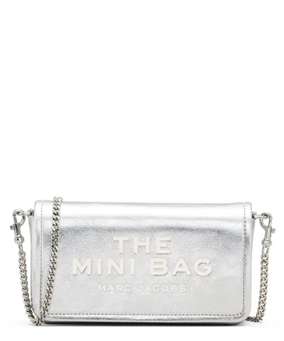 Marc Jacobs The Mini Bag Shoulder Bag In Silver