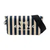 Marc Jacobs Mini Canvas Handbag With Bold Striped Pattern In Multi