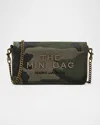 MARC JACOBS THE MINI CAMO-PRINT CROSSBODY BAG