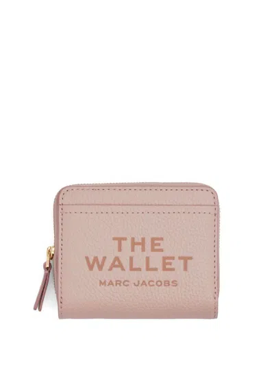 Marc Jacobs The Mini Compact Leather Wallet In Pink