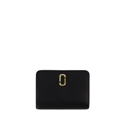 Marc Jacobs The Mini Compact Wallet - Leather - Black