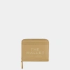 Marc Jacobs The Mini Compact Wallet -  - Leather - Brown In Brown