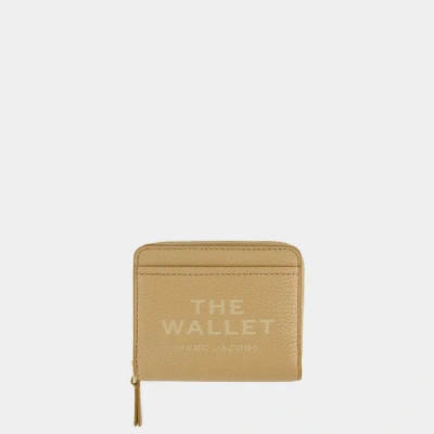 MARC JACOBS THE MINI COMPACT WALLET - MARC JACOBS - LEATHER - BROWN