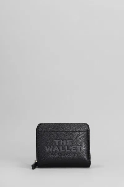 Marc Jacobs The Mini Compact  Wallet In Black
