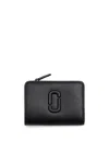 Marc Jacobs Black Leather Mini The Utility Snapshot Dtm Wallet