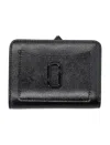 Marc Jacobs The Mini Compact Wallet In Black Leather