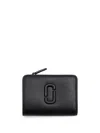 Marc Jacobs Black Leather Mini The Utility Snapshot Dtm Wallet
