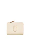 Marc Jacobs The Covered J Marc Mini Compact Wallet In White